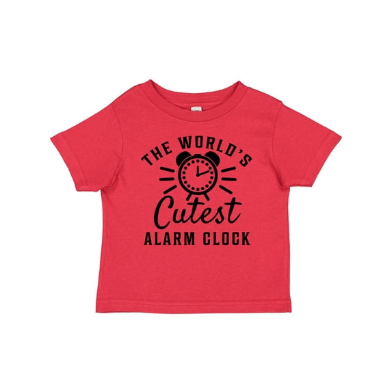 Inktastic The Worlds Cutest Alarm Clock Boys or Girls Baby T-Shirt