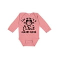 thumbnail image 1 of Inktastic The Worlds Cutest Alarm Clock Boys or Girls Long Sleeve Baby Bodysuit, 1 of 5