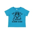thumbnail image 1 of Inktastic The Worlds Cutest Alarm Clock Boys or Girls Toddler T-Shirt, 1 of 5