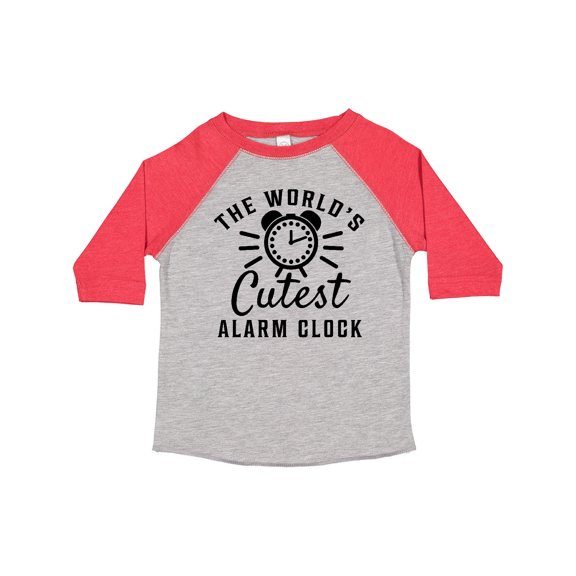 Inktastic The Worlds Cutest Alarm Clock Boys or Girls Toddler T-Shirt
