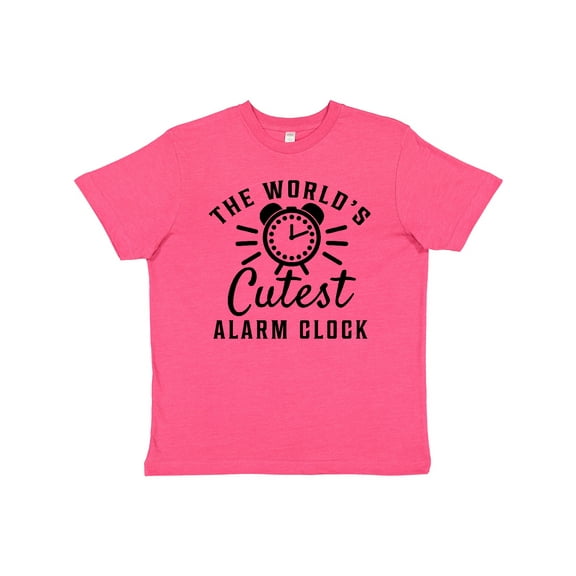 Inktastic The Worlds Cutest Alarm Clock Youth T-Shirt