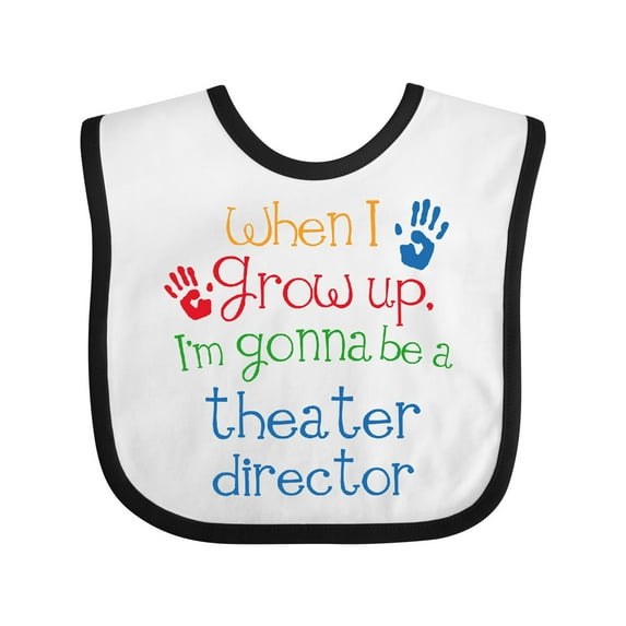 Inktastic Theater Director Future Boys or Girls Baby Bib