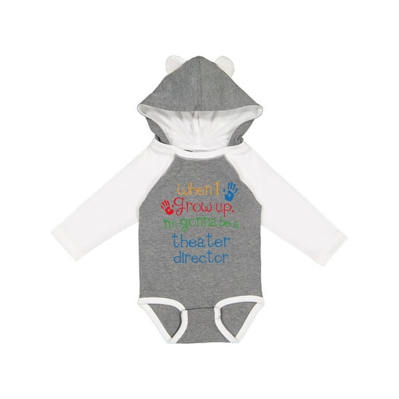Inktastic Theater Director Future Boys or Girls Long Sleeve Baby Bodysuit