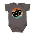 thumbnail image 1 of Inktastic Theater Masks Acting Retro Sunset Boys or Girls Baby Bodysuit, 1 of 5