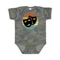 thumbnail image 1 of Inktastic Theater Masks Acting Retro Sunset Boys or Girls Baby Bodysuit, 1 of 5