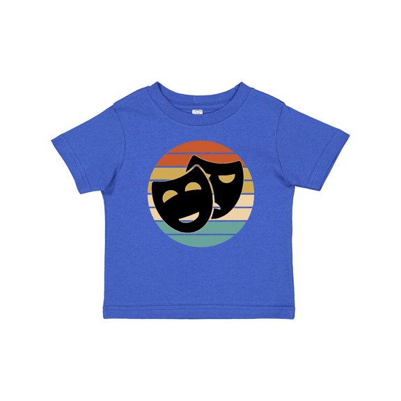 Inktastic Theater Masks Acting Retro Sunset Boys or Girls Baby T-Shirt