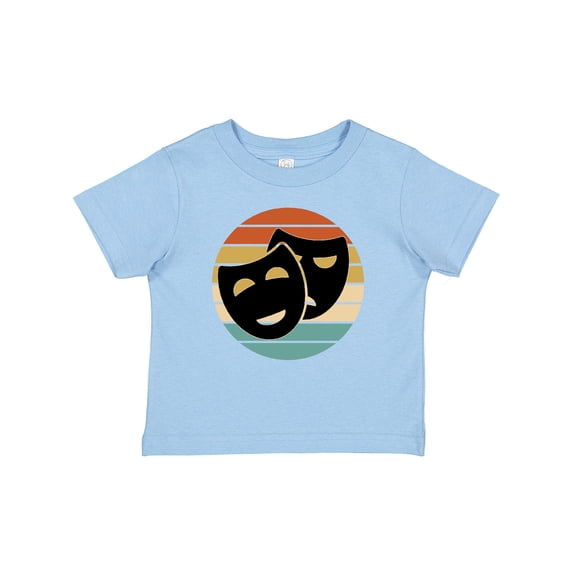 Inktastic Theater Masks Acting Retro Sunset Boys or Girls Baby T-Shirt