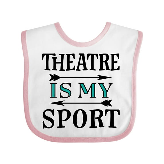 Inktastic Theatre is My Sport Drama Acting Boys or Girls Baby Bib