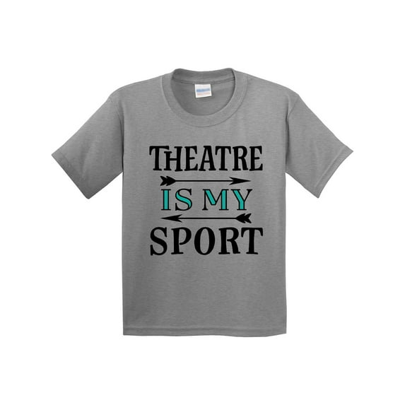 Inktastic Theatre is My Sport Drama Acting Youth T-Shirt