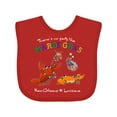thumbnail image 1 of Inktastic There's No Party Like Mardi Gras With Partying Seafood Boys or Girls Baby Bib, 1 of 4