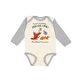 thumbnail image 1 of Inktastic There's No Party Like Mardi Gras With Partying Seafood Boys or Girls Long Sleeve Baby Bodysuit, 1 of 5