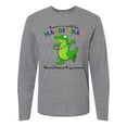 thumbnail image 1 of Inktastic There's No Party Like Mardi Gras-alligator Long Sleeve T-Shirt, 1 of 5
