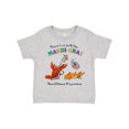 thumbnail image 1 of Inktastic There's No Party Like Mardi Gras with Partying Seafood Boys or Girls Toddler T-Shirt, 1 of 5