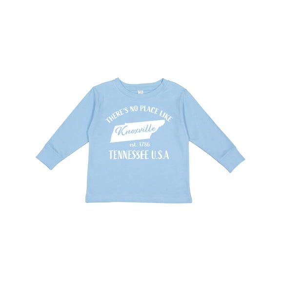 Inktastic There's No Place Like Knoxville Tennessee Boys or Girls Long Sleeve Toddler T-Shirt