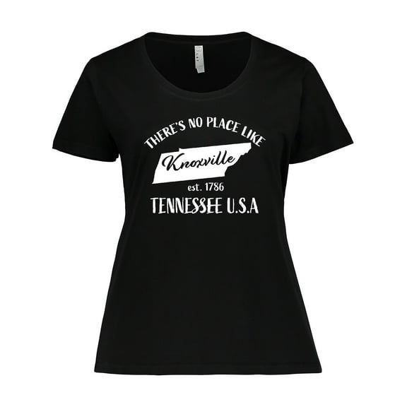 Inktastic There's No Place Like Knoxville Tennessee Women's Plus Size T-Shirt