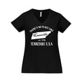 thumbnail image 1 of Inktastic There's No Place Like Knoxville Tennessee Women's Plus Size V-Neck T-Shirt, 1 of 5