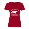 thumbnail image 1 of Inktastic There's No Place Like Knoxville Tennessee Women's V-Neck T-Shirt, 1 of 5