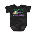 thumbnail image 1 of Inktastic They Found Me in a King Cake Boys or Girls Baby Bodysuit, 1 of 5