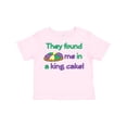 thumbnail image 1 of Inktastic They Found Me in a King Cake Boys or Girls Toddler T-Shirt, 1 of 5