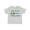 thumbnail image 1 of Inktastic They Found Me in a King Cake Boys or Girls Toddler T-Shirt, 1 of 5