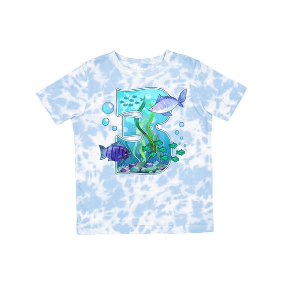 Inktastic Third Birthday Aquarium with Fish Boys or Girls Toddler T-Shirt