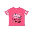 thumbnail image 1 of Inktastic Third Birthday Cat Unicorn Girls Toddler T-Shirt, 1 of 5
