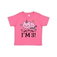 thumbnail image 1 of Inktastic Third Birthday Cat Unicorn Girls Toddler T-Shirt, 1 of 5