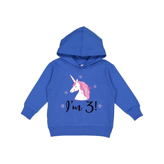 Inktastic Third Birthday Cute Unicorn Toddler Hoodie