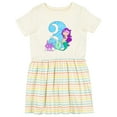 thumbnail image 1 of Inktastic Third Birthday Mermaid Girls Toddler Dress, 1 of 5