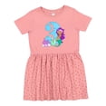 thumbnail image 1 of Inktastic Third Birthday Mermaid Girls Toddler Dress, 1 of 5