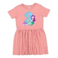 thumbnail image 1 of Inktastic Third Birthday Mermaid Girls Toddler Dress, 1 of 5