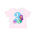 thumbnail image 1 of Inktastic Third Birthday Mermaid Girls Toddler T-Shirt, 1 of 5