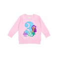 thumbnail image 1 of Inktastic Third Birthday Mermaid Toddler Sweatshirt, 1 of 4