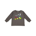 thumbnail image 1 of Inktastic Third Birthday Party Train Boys or Girls Long Sleeve Toddler T-Shirt, 1 of 5