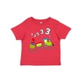 thumbnail image 1 of Inktastic Third Birthday Party Train Boys or Girls Toddler T-Shirt, 1 of 5