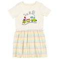 thumbnail image 1 of Inktastic Third Birthday Party Train Girls Toddler Dress, 1 of 5