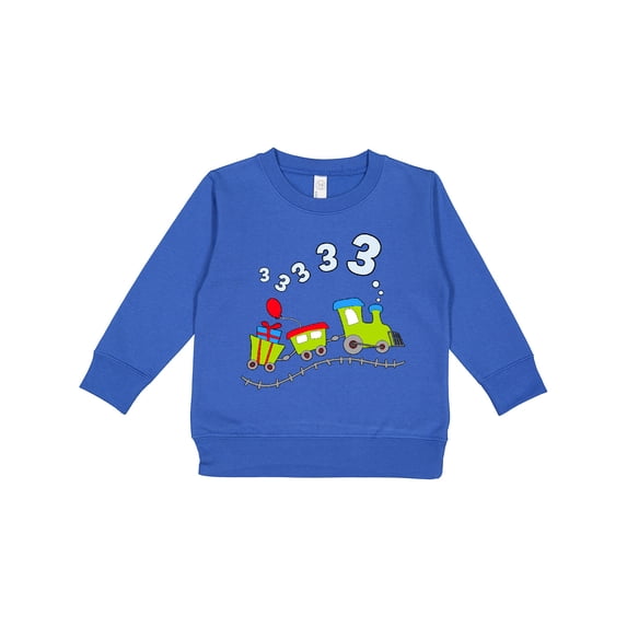 Inktastic Third Birthday Party Train Toddler Sweatshirt