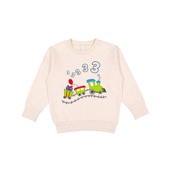Inktastic Third Birthday Party Train Toddler Sweatshirt