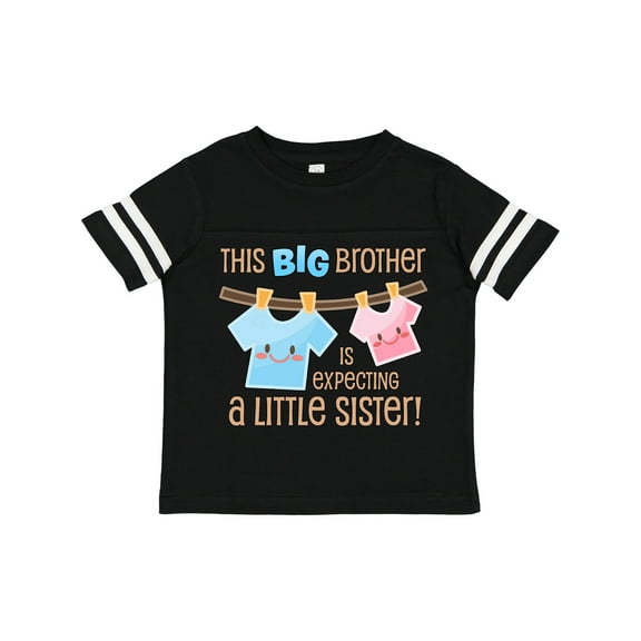 Inktastic This Big Brother is Expecting a Little Sister Boys Toddler T-Shirt