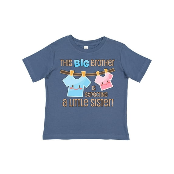 Inktastic This Big Brother is Expecting a Little Sister Boys Toddler T-Shirt