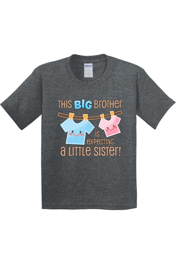 This Big Brother is Expecting a Little Sister Youth T-Shirt