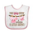thumbnail image 1 of Inktastic This Big Sister is Expecting a Little Sister Girls Baby Bib, 1 of 4