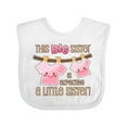 thumbnail image 1 of Inktastic This Big Sister is Expecting a Little Sister Girls Baby Bib, 1 of 4