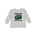 thumbnail image 1 of Inktastic This Boy Loves Trucks Boys Long Sleeve Toddler T-Shirt, 1 of 5