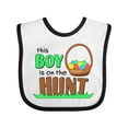 thumbnail image 1 of Inktastic This Boy is on the Hunt- Easter Eggs Boys Baby Bib, 1 of 4