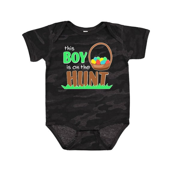 Inktastic This Boy is on the Hunt- Easter Eggs Boys Baby Bodysuit
