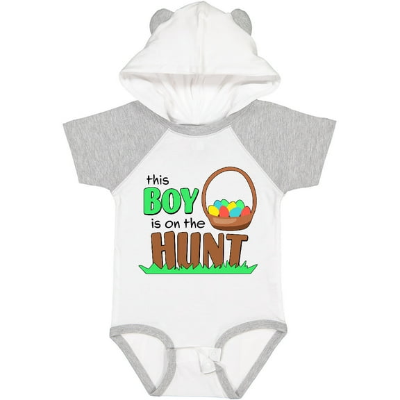 Inktastic This Boy is on the Hunt- Easter Eggs Boys Baby Bodysuit
