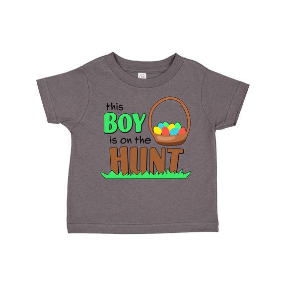 Inktastic This Boy is on the Hunt- Easter Eggs Boys Toddler T-Shirt