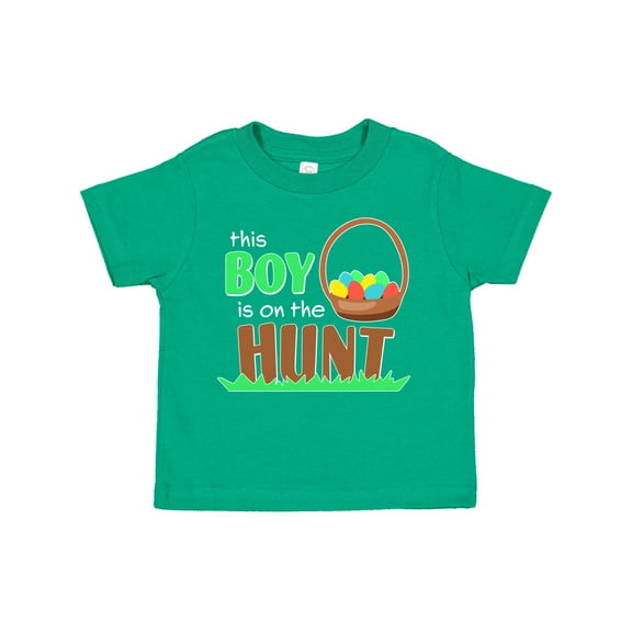 Inktastic This Boy is on the Hunt- Easter Eggs Boys Toddler T-Shirt