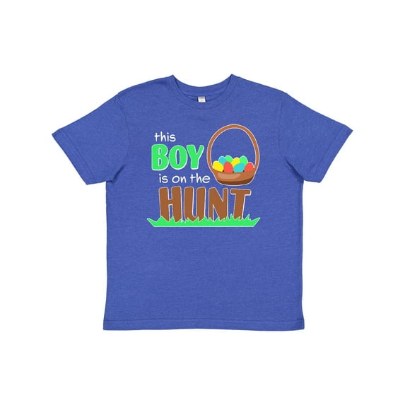 Inktastic This Boy is on the Hunt- Easter Eggs Youth T-Shirt